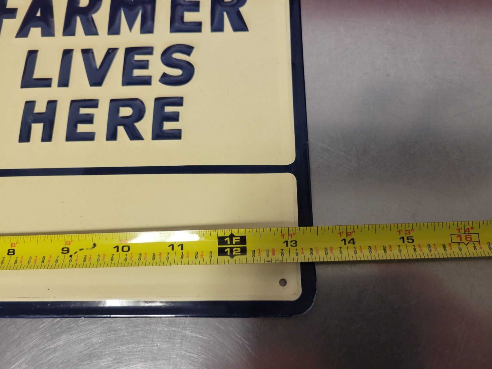 Future Farmers of America ~ Lives Here ~ Metal Sign ~ FFA Supply Service Virgina
