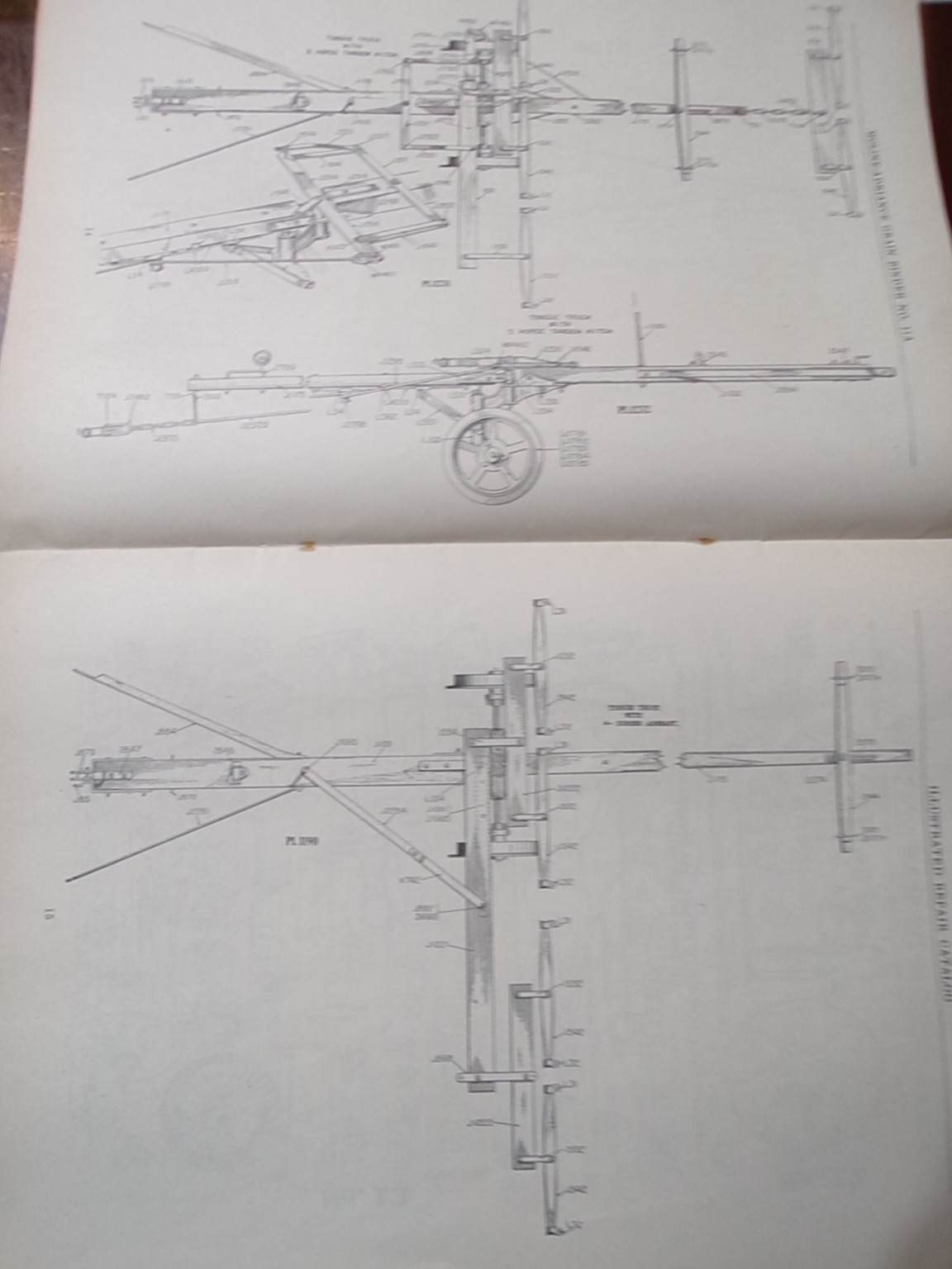 Moline No 11-A Grain Binder (Left Hand) Parts Catalog circa 1918