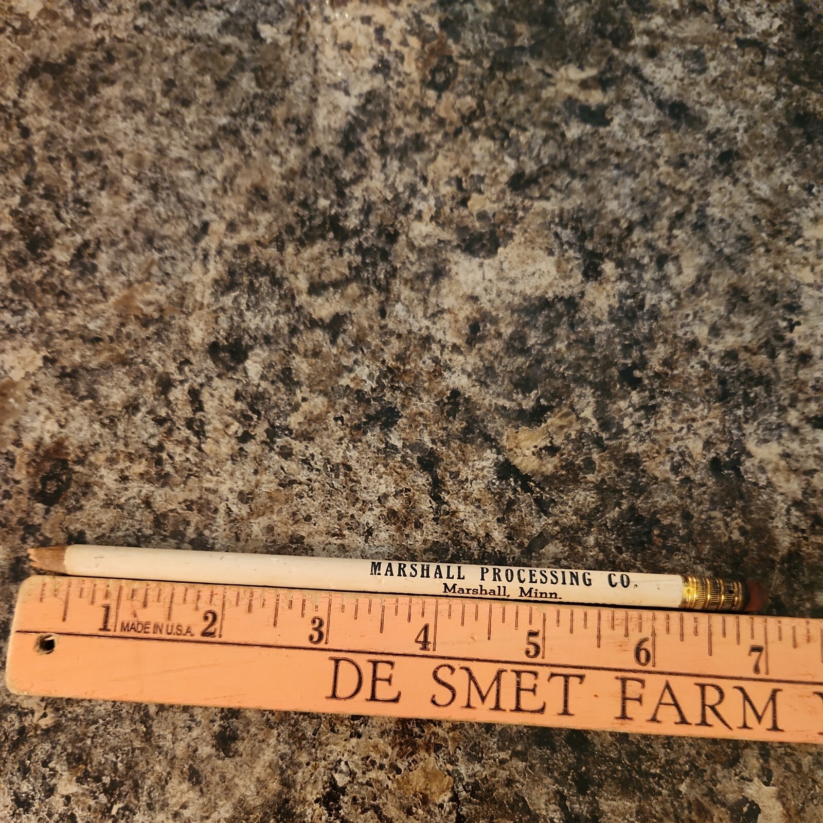 Vintage Marshall Processing Co Pencil Minnesota Removal Dead Animals Farm Ranch