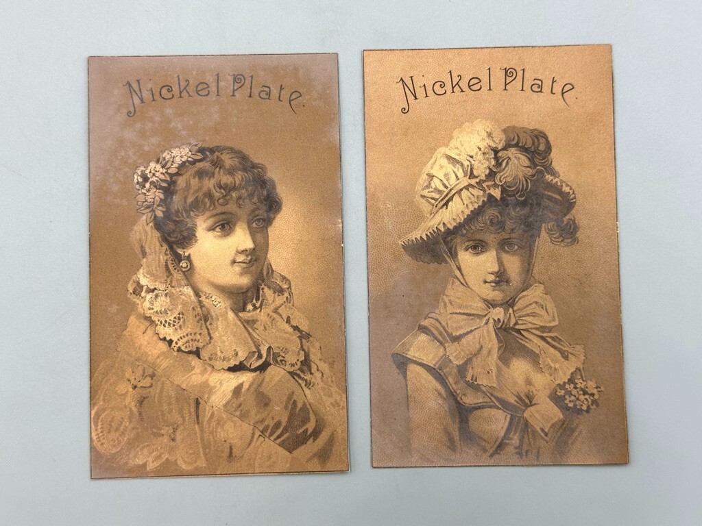 1880s Nickel Plate FARM Hoover & Gamble Advertising Trade Card MIAMISBURG OH