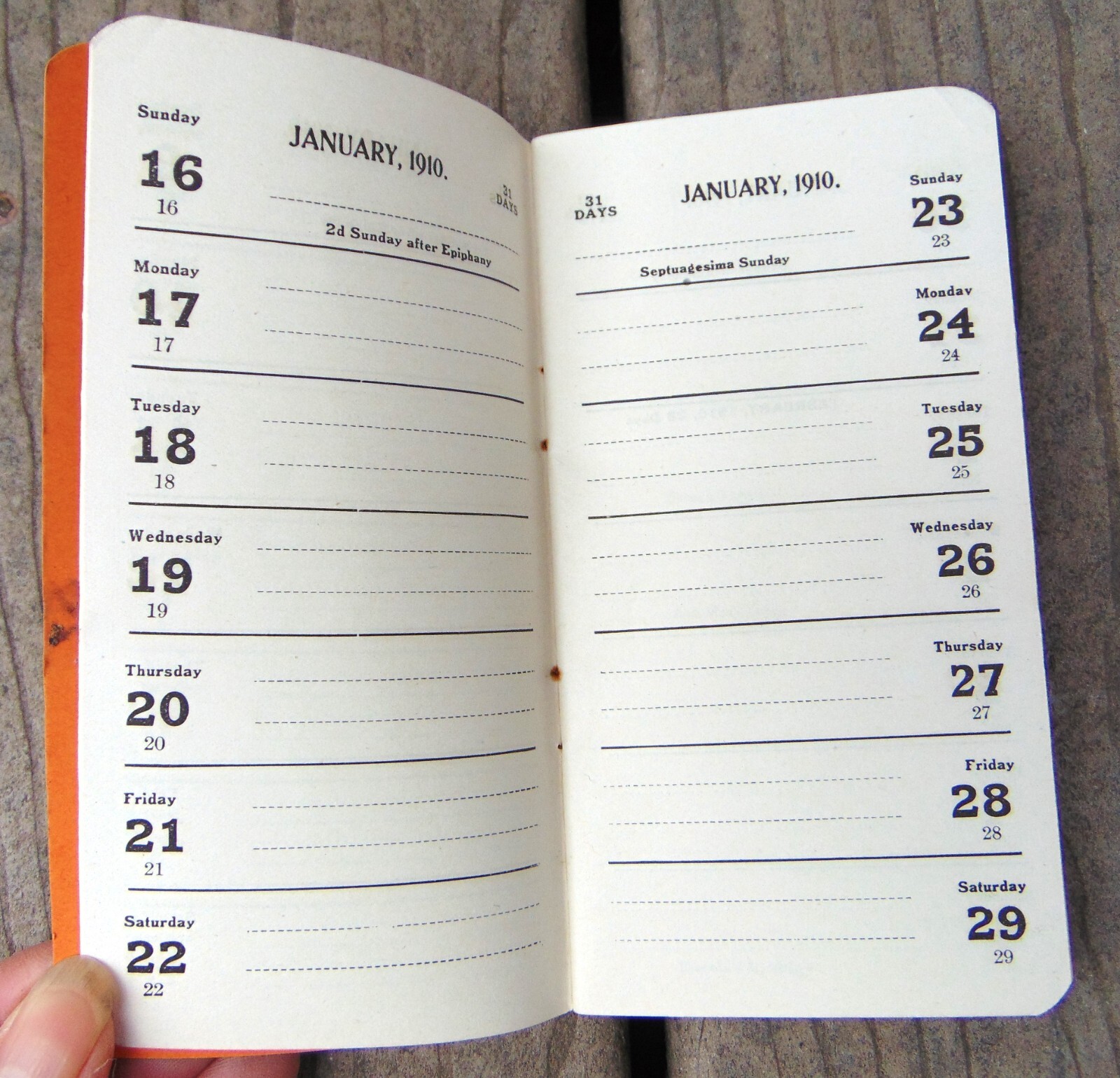1910 CALENDAR BOOKLET ~ H.M. HESS & BRO. HIGH GRADE FERTILIZERS, PHILADELPHIA,PA