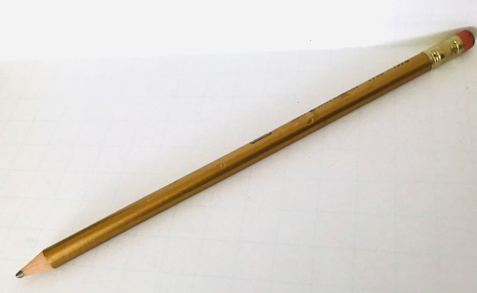 1926-1976 Midland Cooperatives 50th Anniversary Golden Wood Pencil Advertising