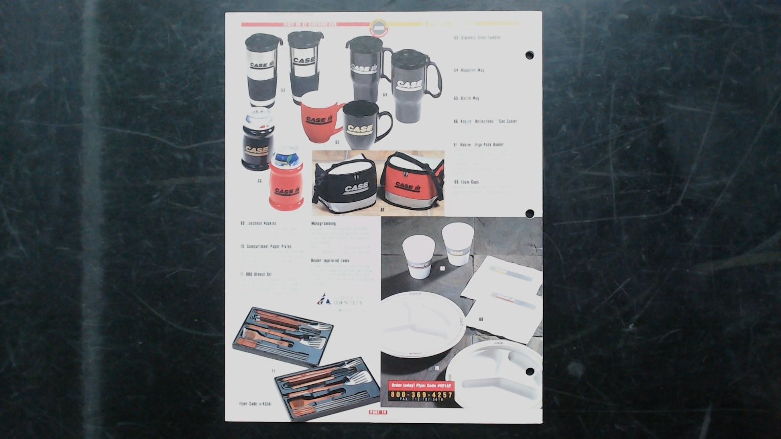 Case IH Agricultural Brochure 3-Hole Punched 8.5×11 Vintage Promo