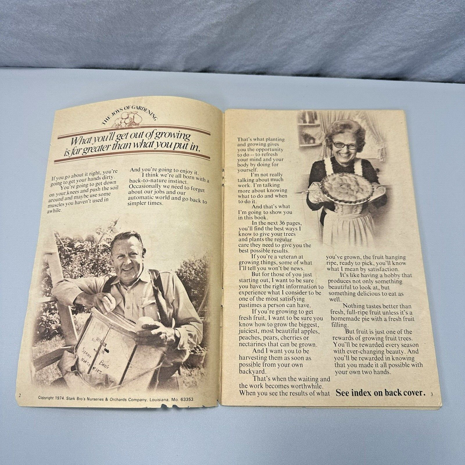 1974 Paul Stark Guide To Successful Planting Growing Vintage Gardening Booklet