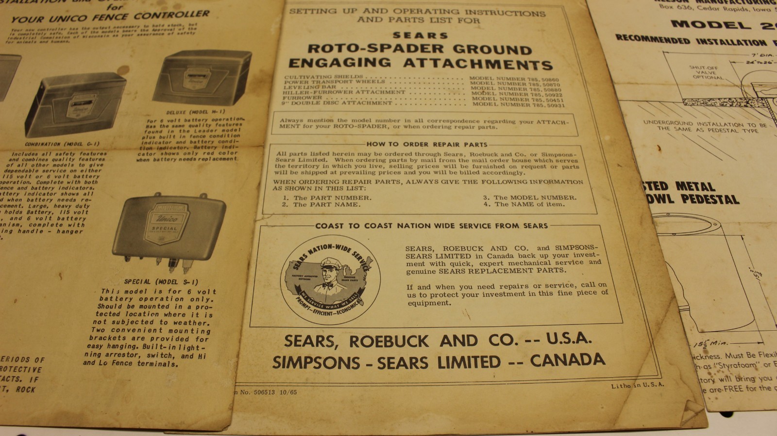 pamphlet instruction lot farm
