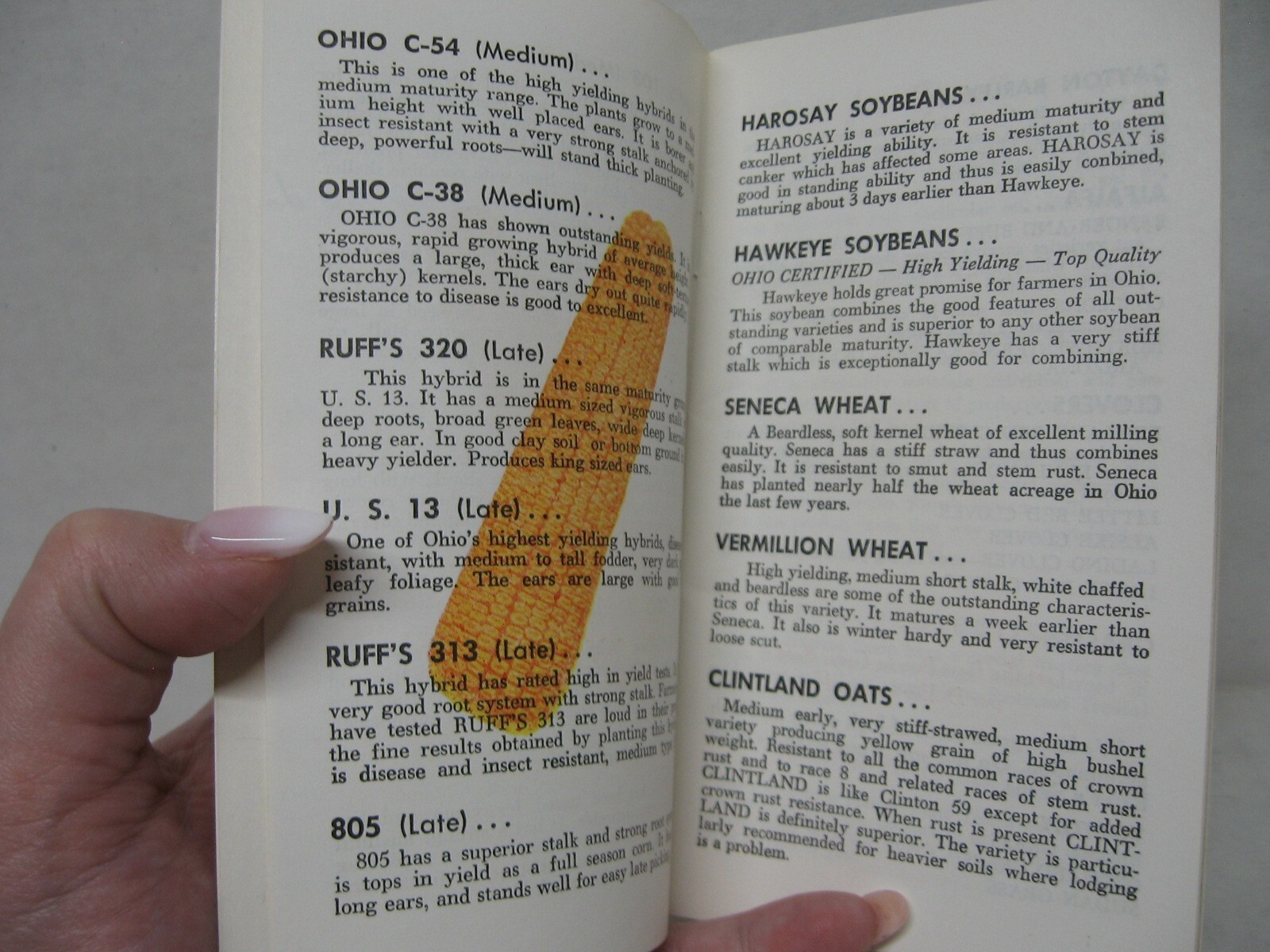 Vintage Ruff&rsquo;s Hybrids Farm Seeds Note Book Amanda OH