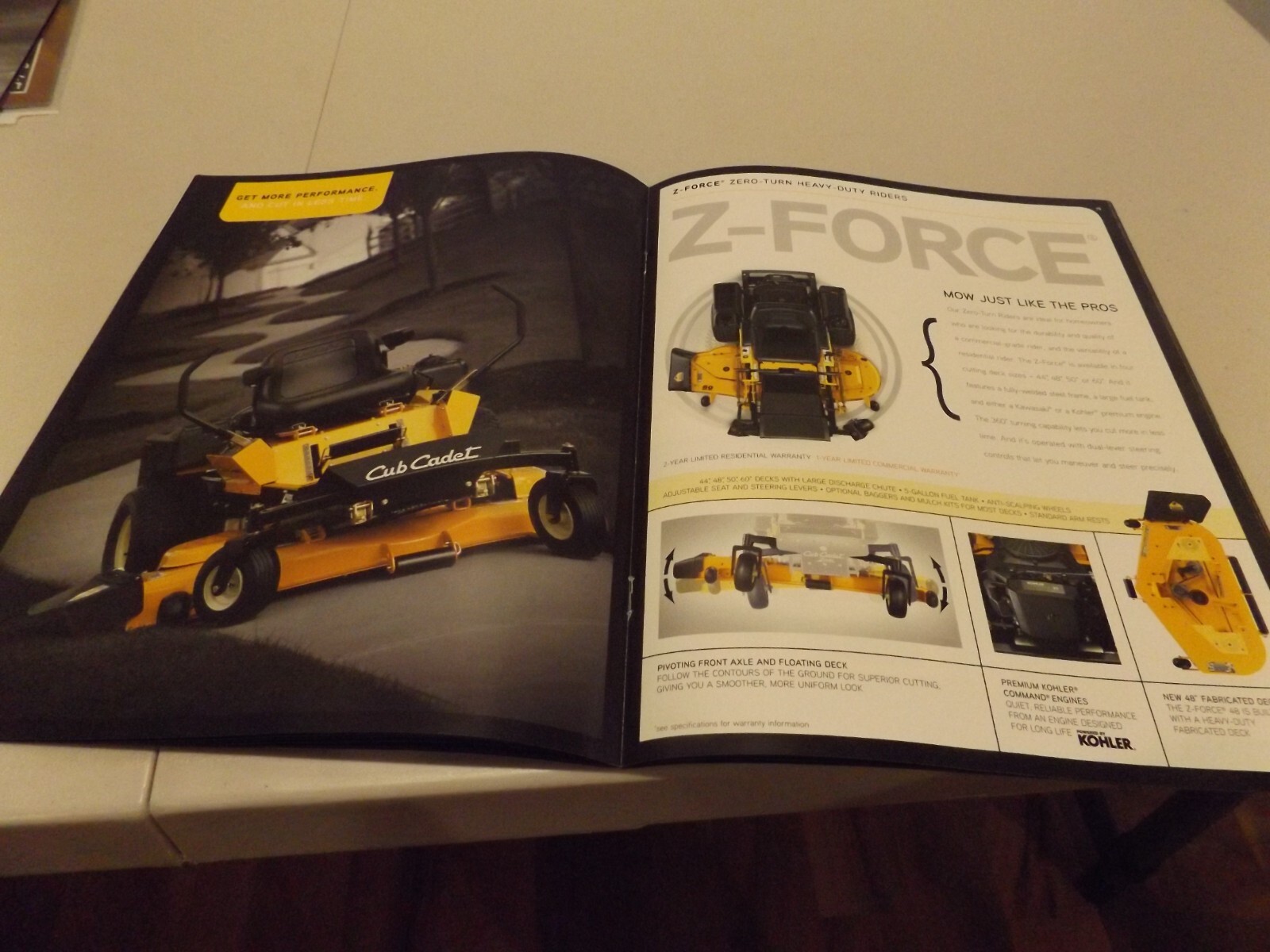 CUB CADET RESIDENTIAL OUTDOOR POWER EQUIP., LIT # 773-03164 1/06