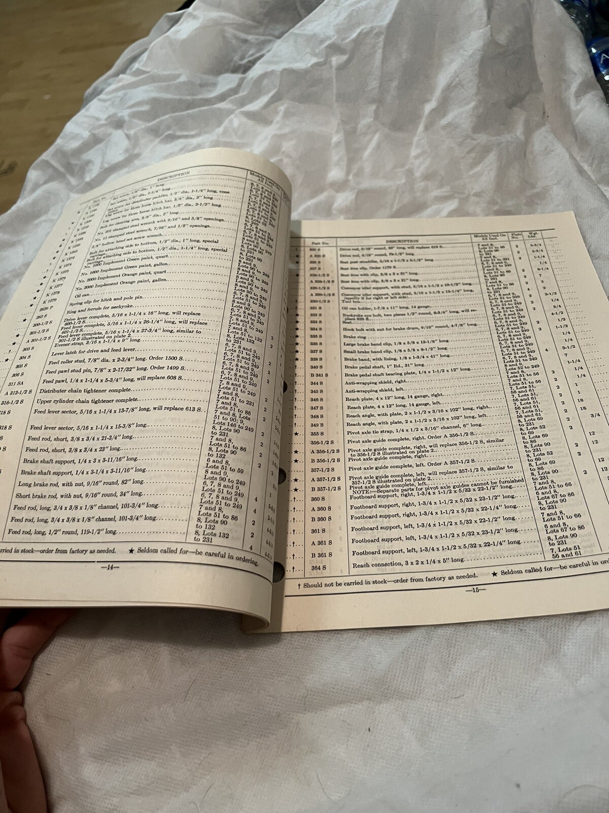 New Idea 1947 Repair Parts List Manure Spreaders S-43 Nisco Model 6 7 8 9 Vintag