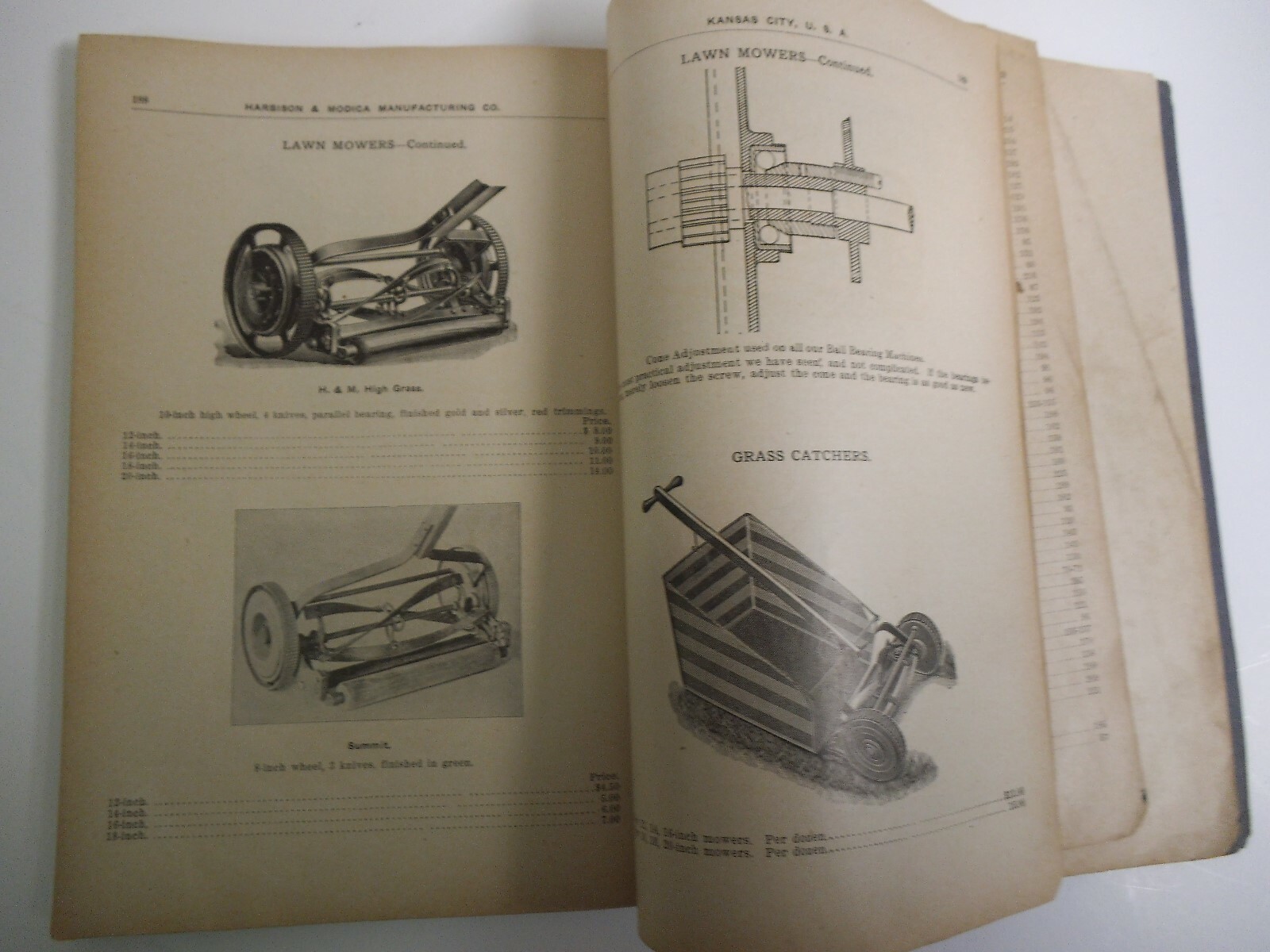 Antique Farm Equipment Manufacturer Catalog Original, Harbison & Modica, 1904