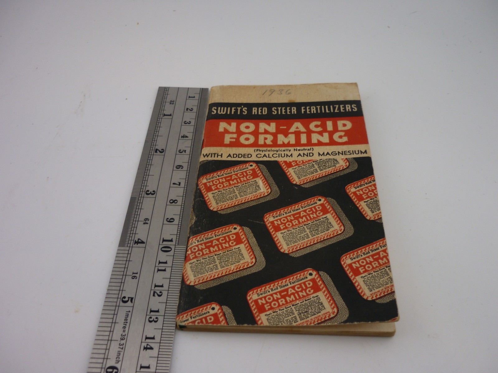 1935 Swift Red Steer Fertilizers Non Acid Forming Farm Advertising Booklet