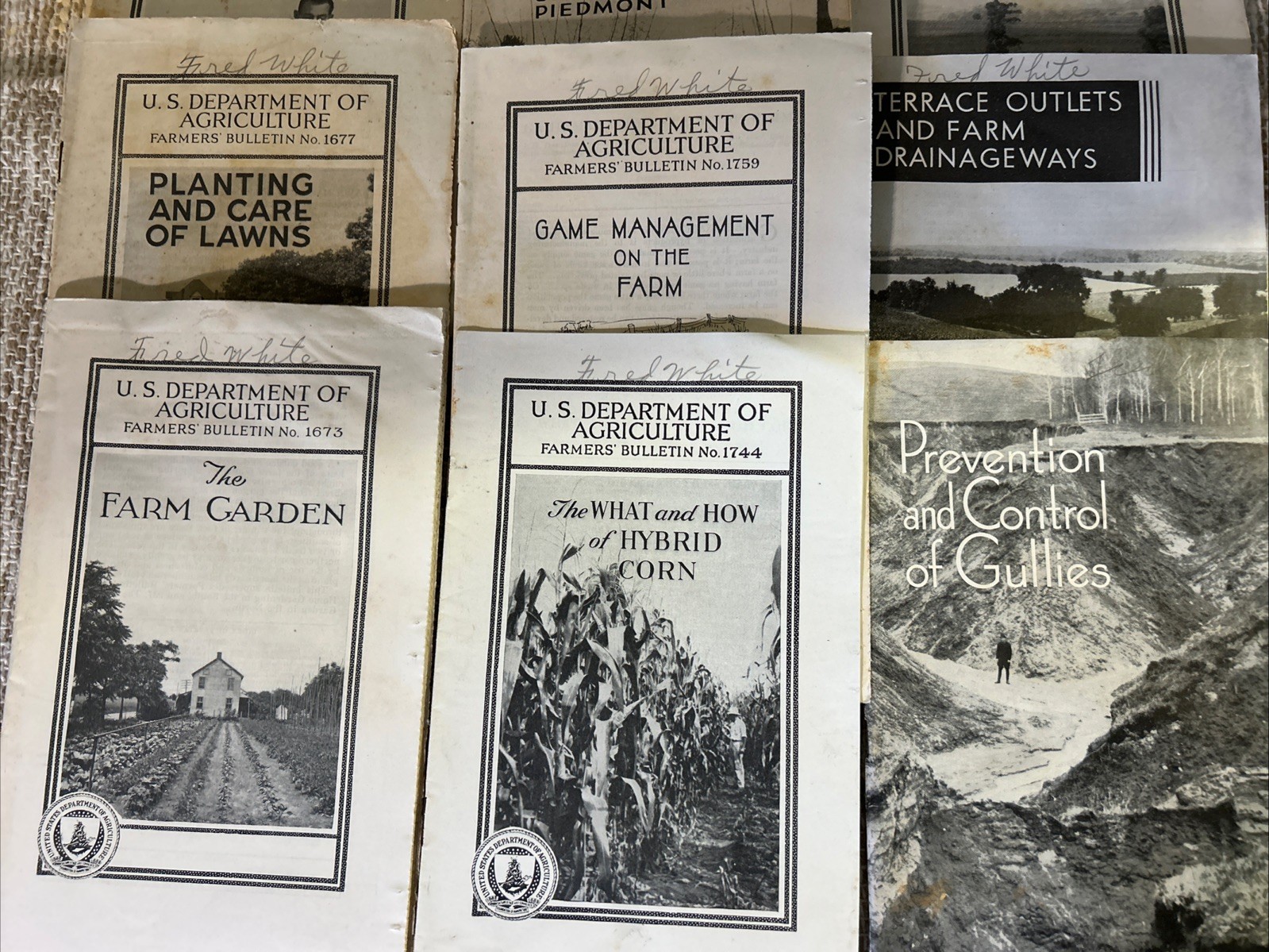 Lot Of 12 USDA 1930’s Farmers Information, Environmental Control Wildlife More 2