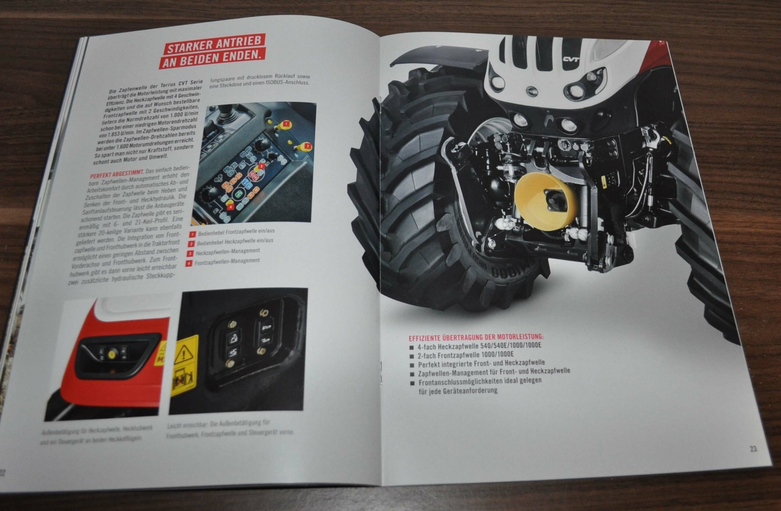 Steyr 6270 6300 Terrus CVT Tractor Brochure Prospekt