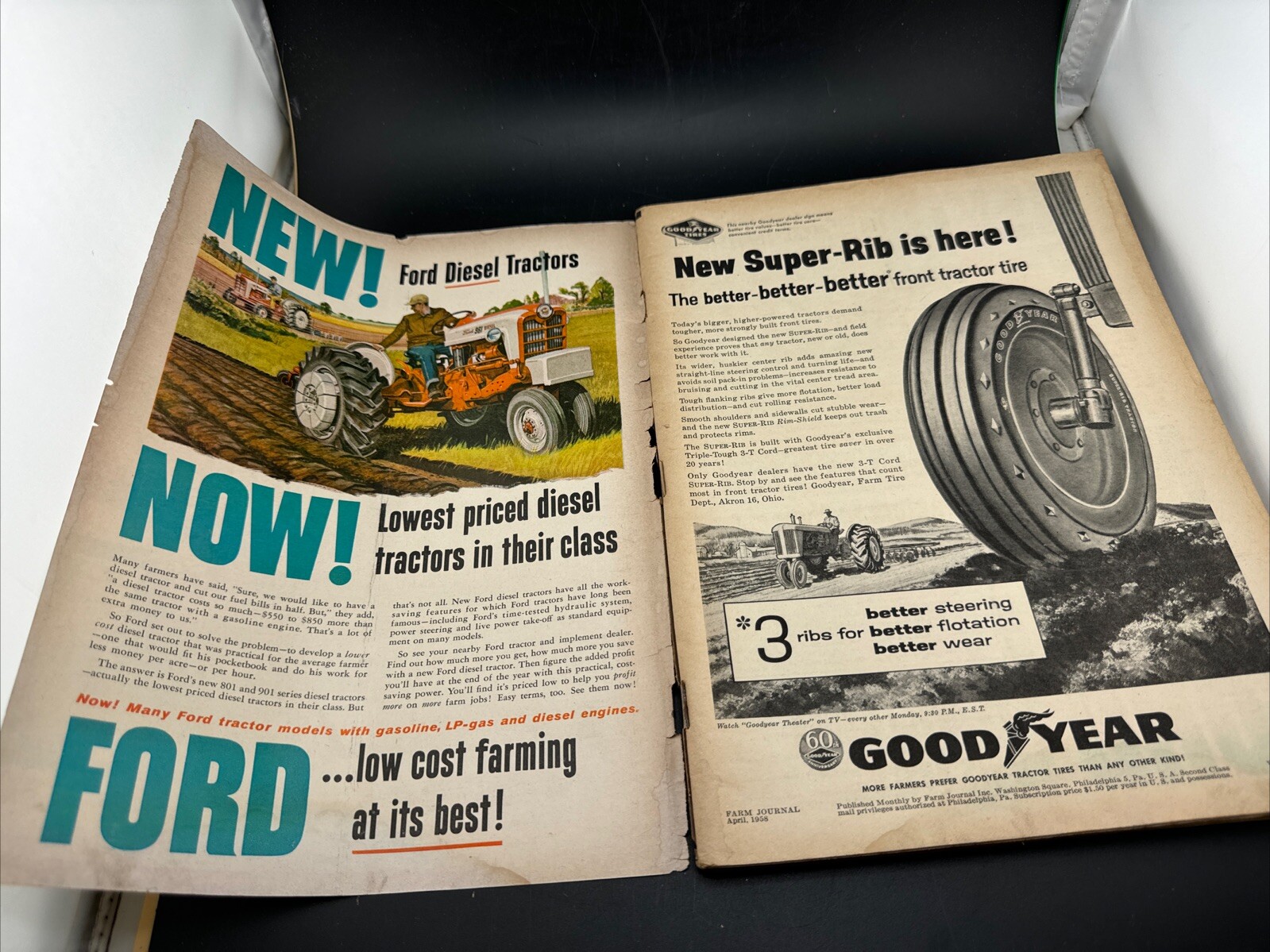 1958 Farm Journal Magazine Kenneth Rippel Asbury MO Great Ads Tractors & Trucks