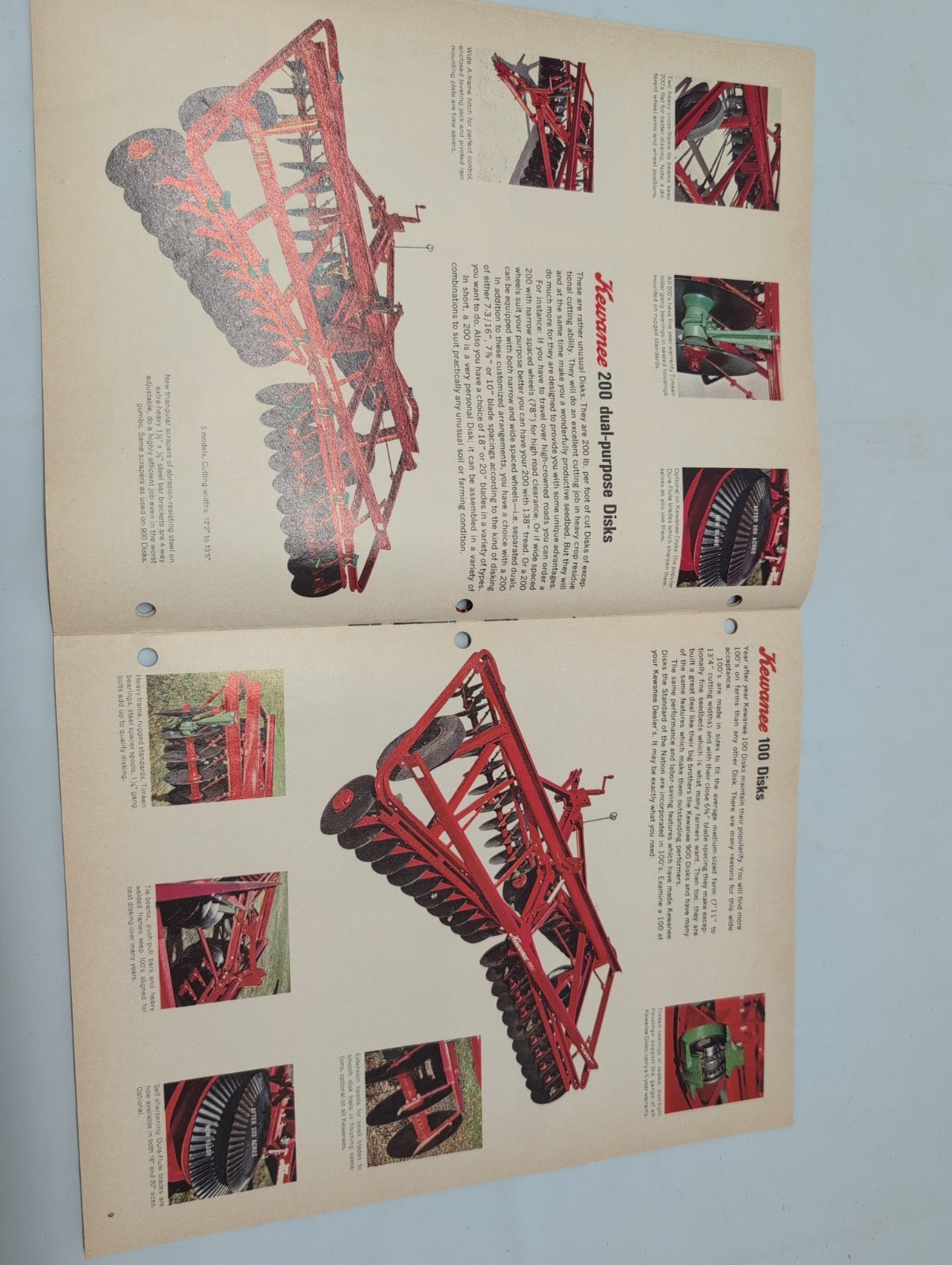 Kewanee Tillage Tools Brochure 24 Pages Good Condition