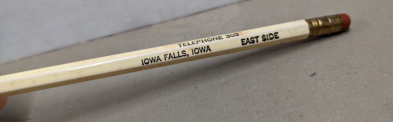 Vintage Farmers Co-op Elevator Co. Phone 303 Iowa Falls Iowa IA Pencil Coal Salt
