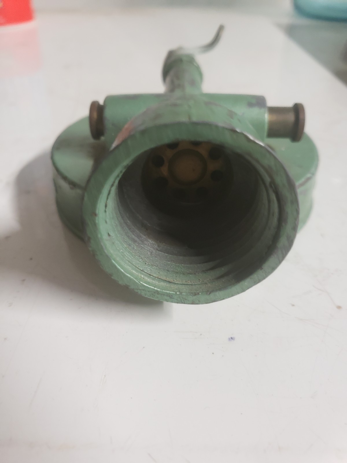 Vintage 60&rsquo;s Sears Chemical Lawn Fertilizer Sprayer & Blue #5 Perfect Mason