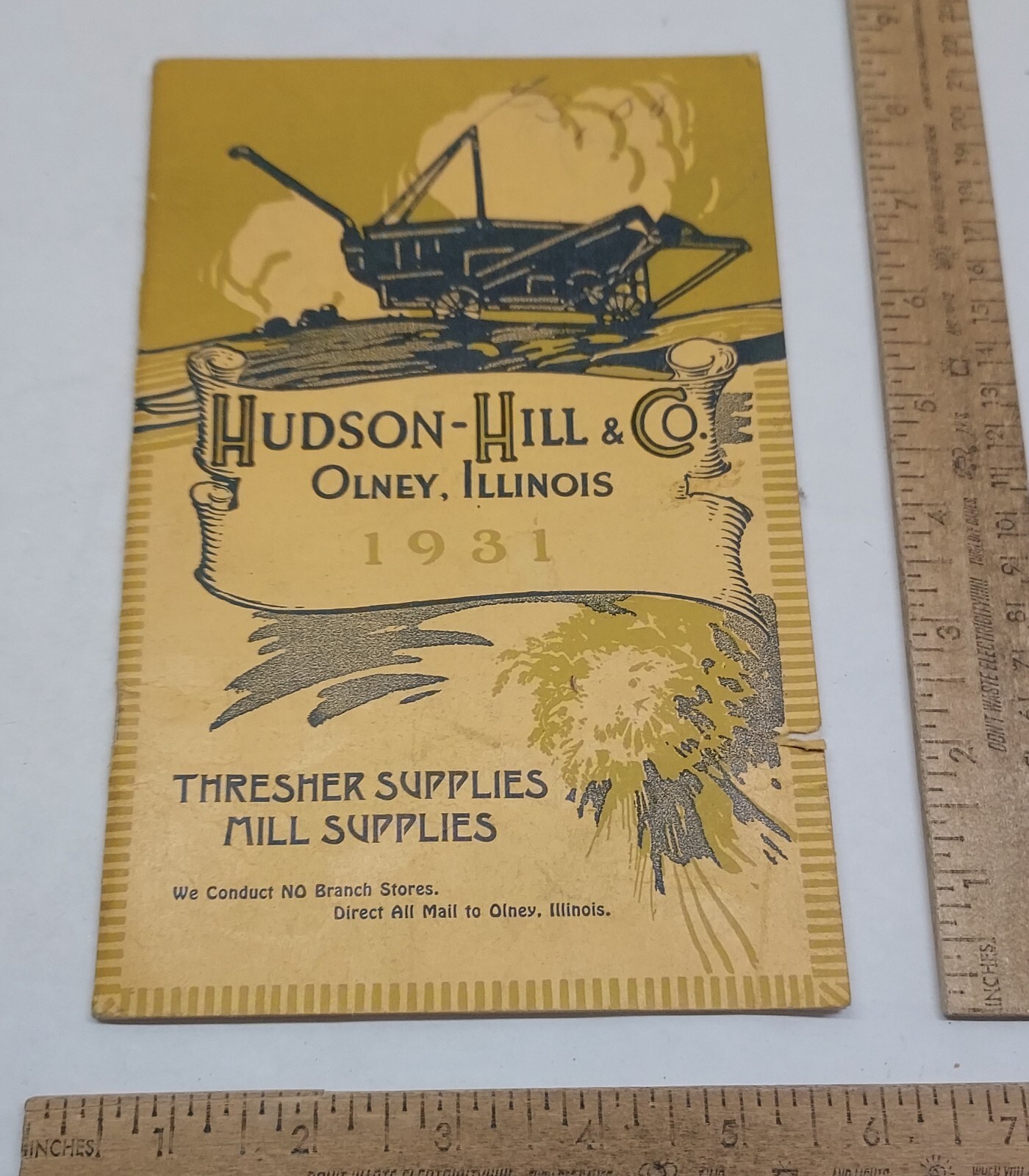 1931 – THRESHER SUPPLIES / MILL SUPPLIES – HUDSON-HILL & CO – listing #5347