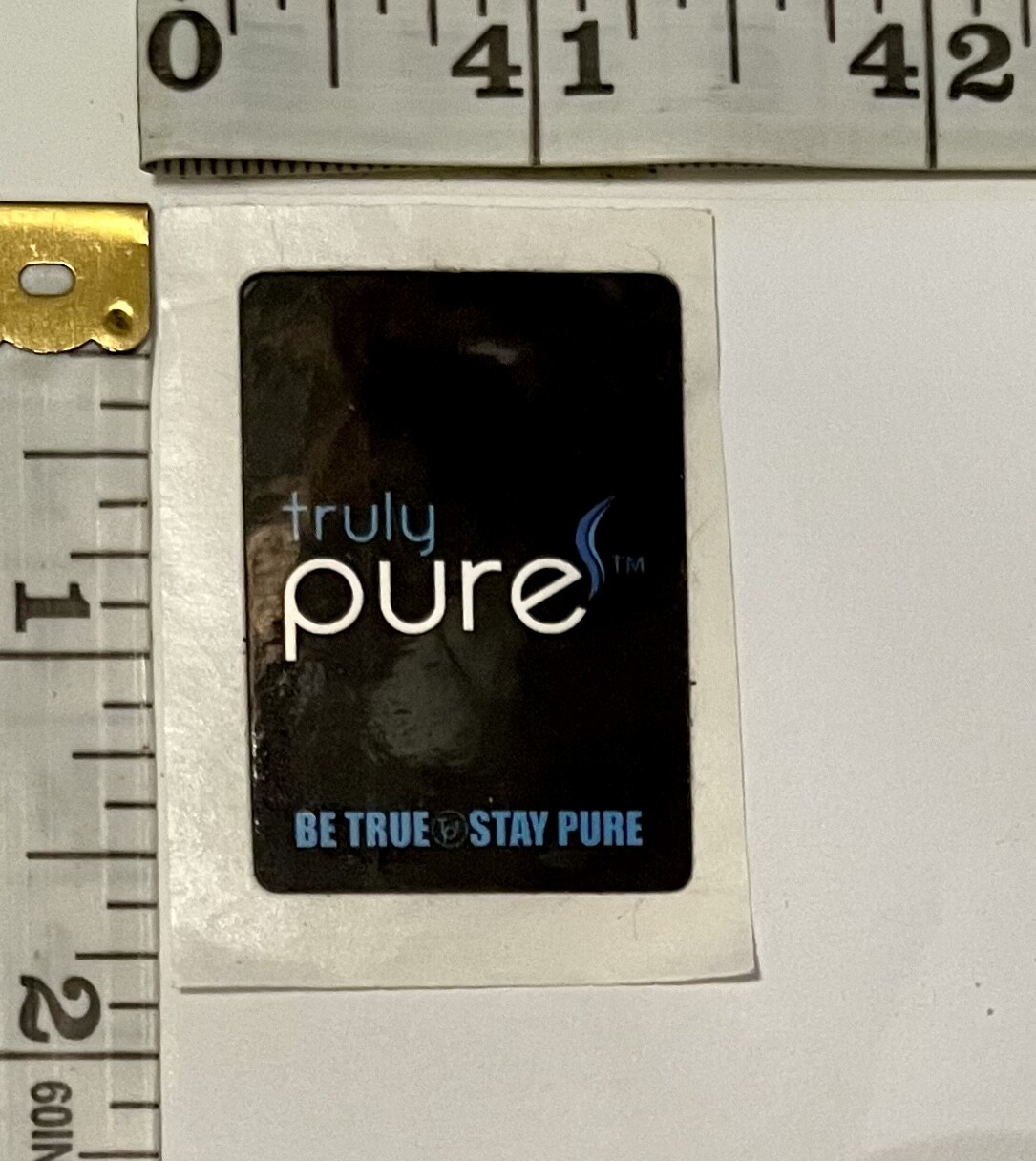 Truly Pure Cannabis Vinyl Sticker – Oregon, USA Cannabis Industry Advertisement