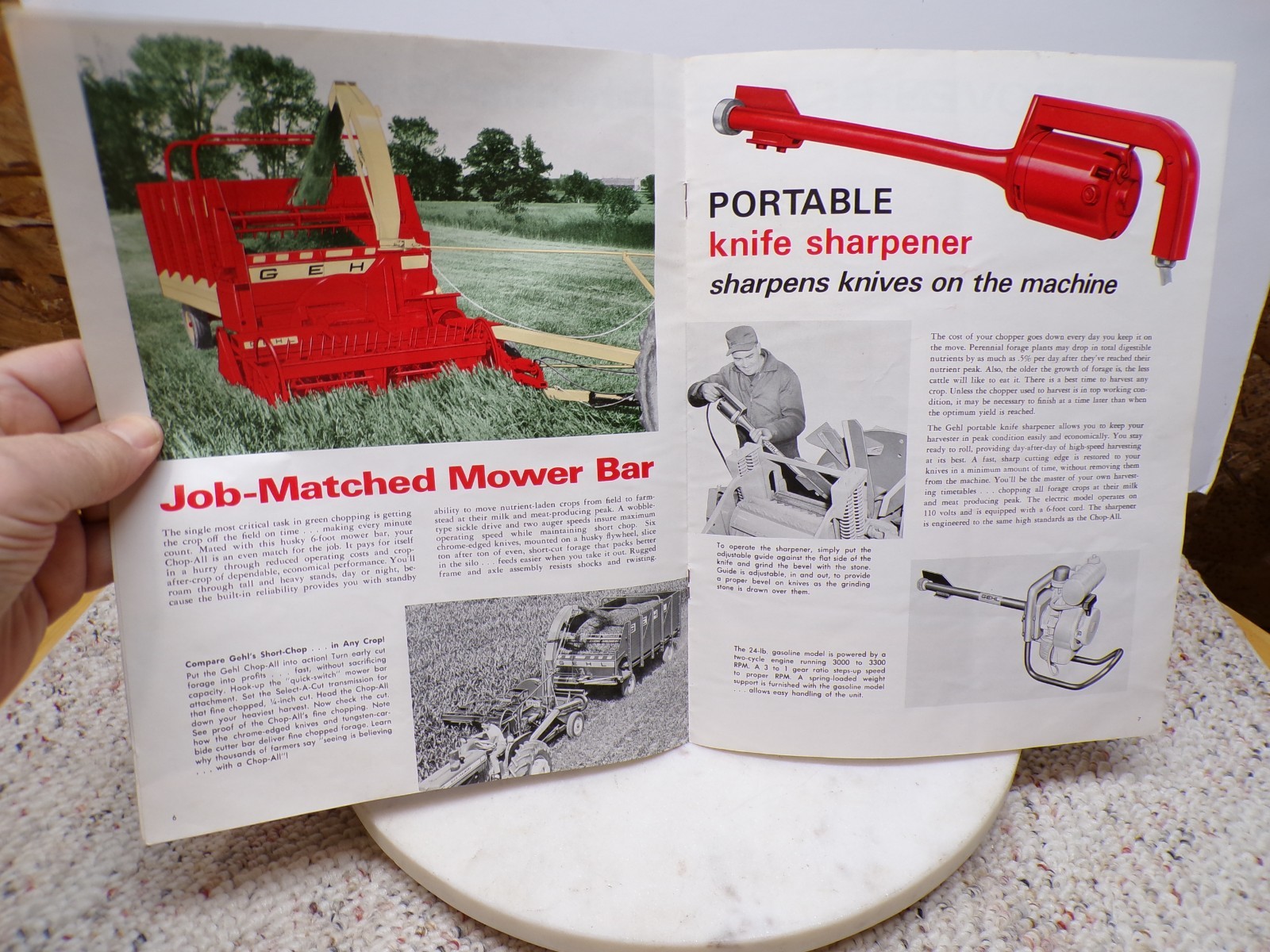 Gehl Chop-All Harvester Chop-King Farm Implement Dealer Sales Brochure