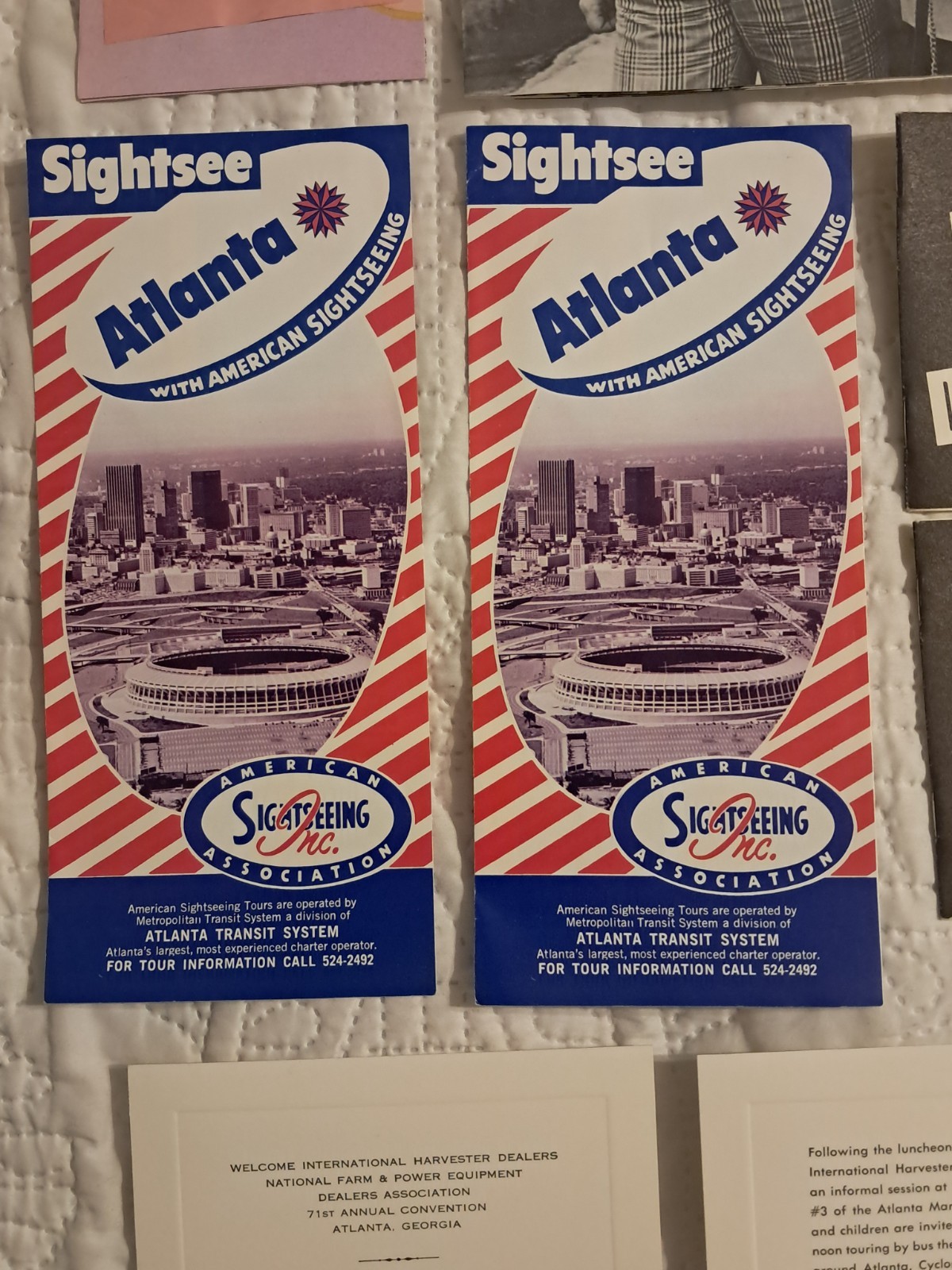 1970 National Farm & Power Equipment Dealers Association Convention Atlanta Ga.s
