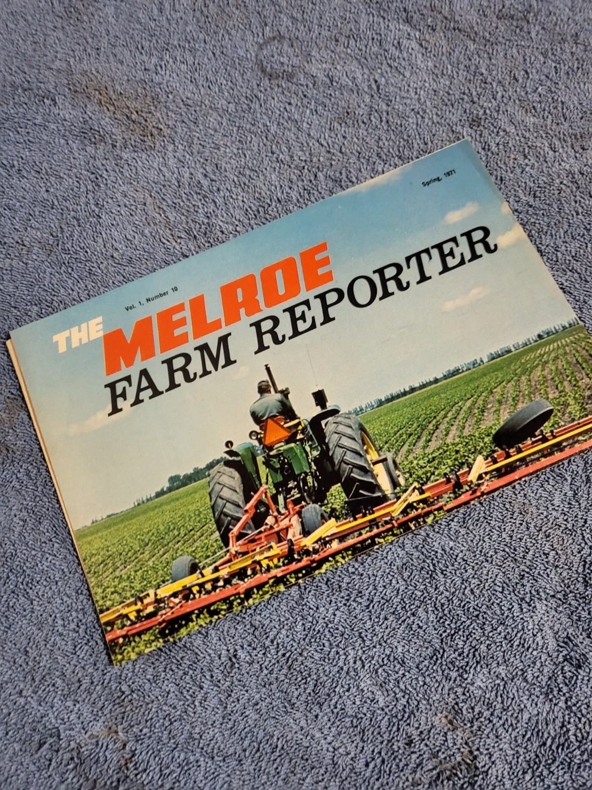 1971 Vtg. Flyer MELROE Farm REPORTER Bill Kepple Machinary Co. Albert Lea, MN.