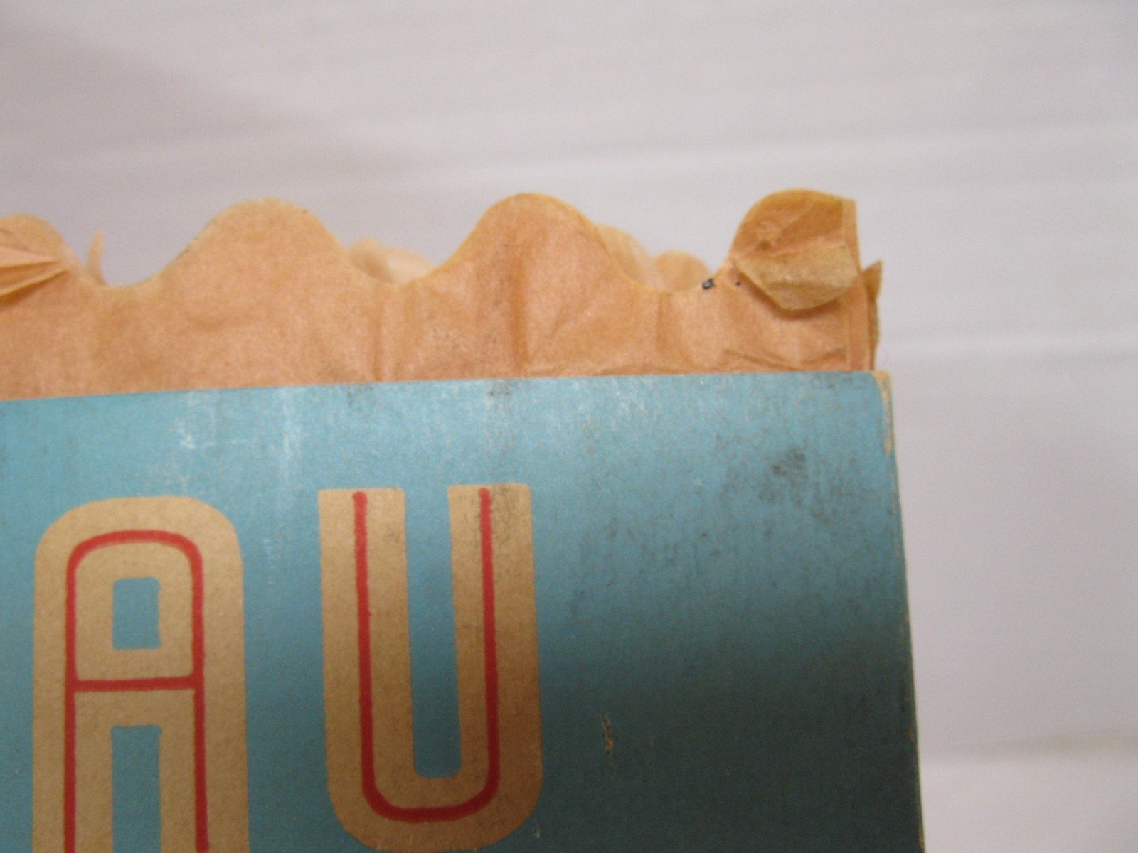 Farm Bureau Insurance Paper Advertising Hat Honeycomb Top OLD
