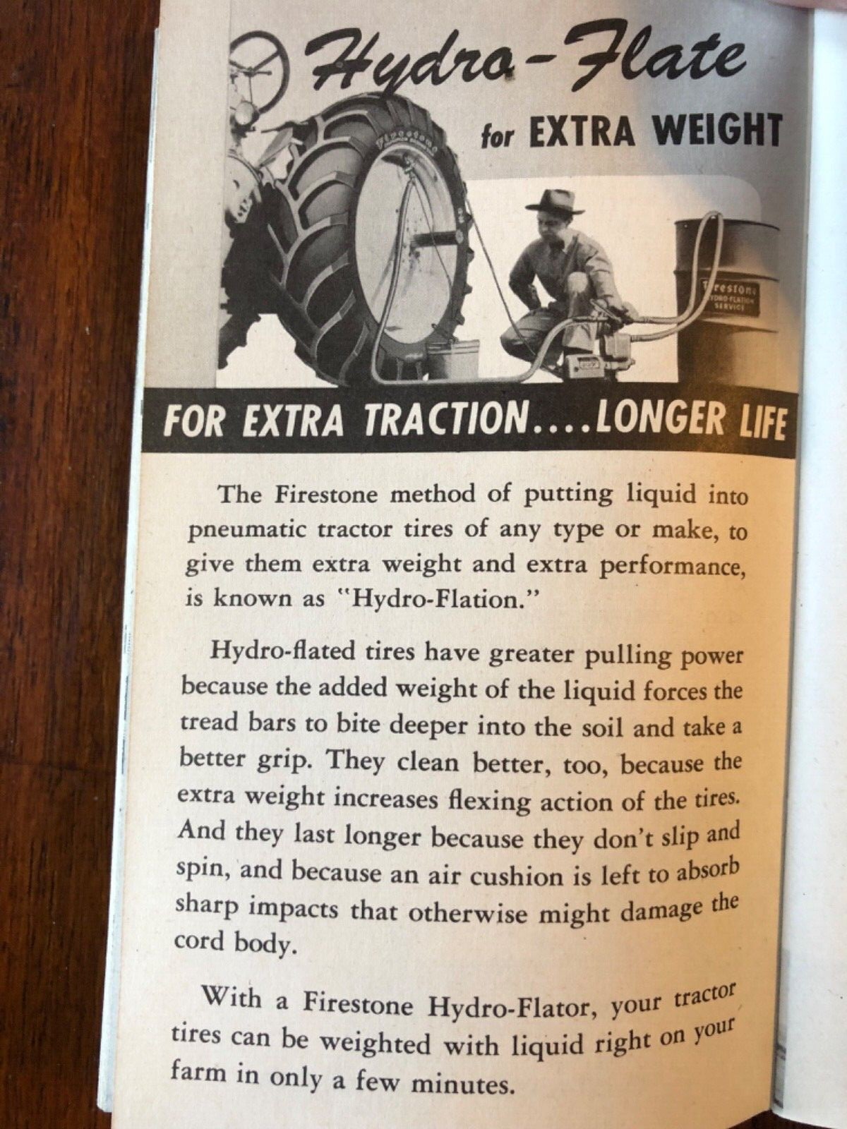 Vintage 1947-1948 FIRESTONE Farm Guide Book, Broadway Battery & Tire-Highland IL