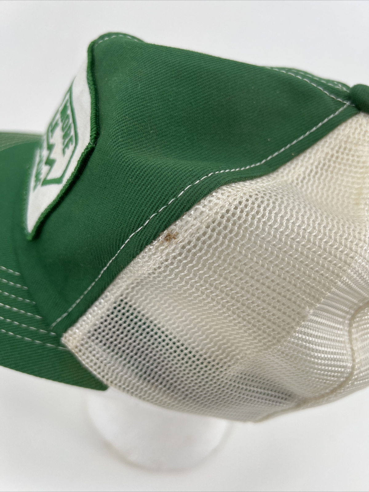 Vintage AGRI-KING KEY Patch Mesh Trucker HAT CAP Drink More Milk Green/White