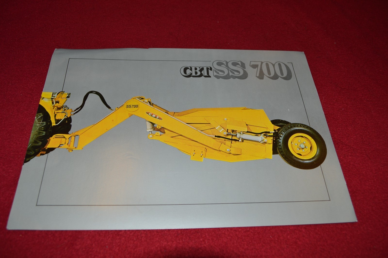 CBT C B T Tractor SS 700 Scraper Dealers Brochure LCOH