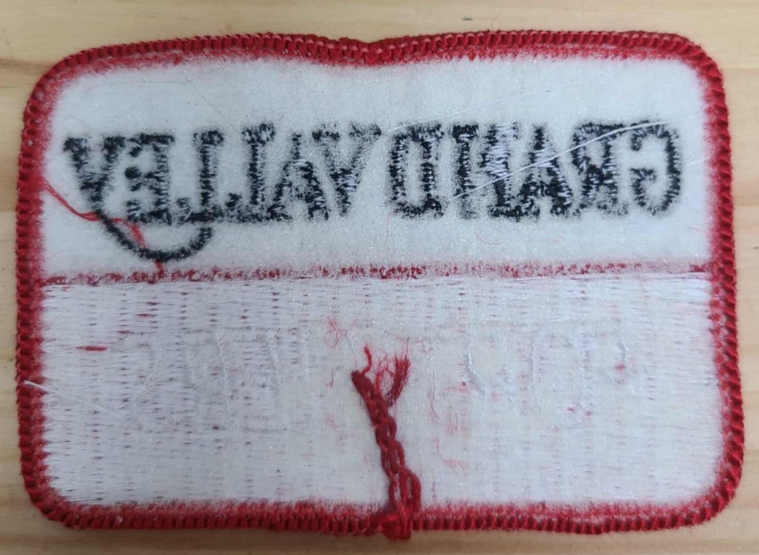 Vintage Patch Grand Valley Fortifiers Embroidered Badge Red White LOT OF 10