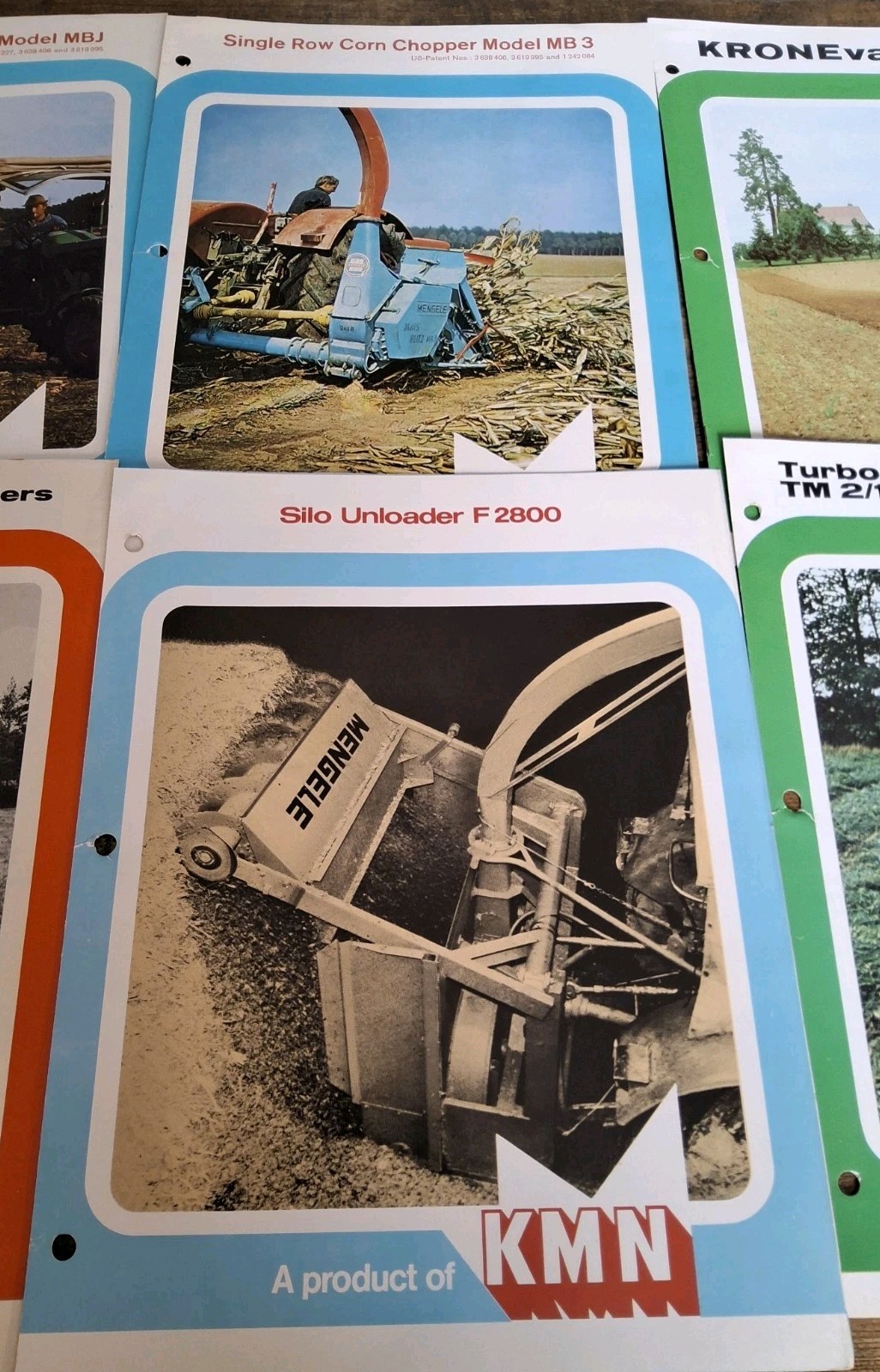 KNM Brochures Corn Chopper KRONEvator Fertilizer Spreaders Silo Unloader Mowers