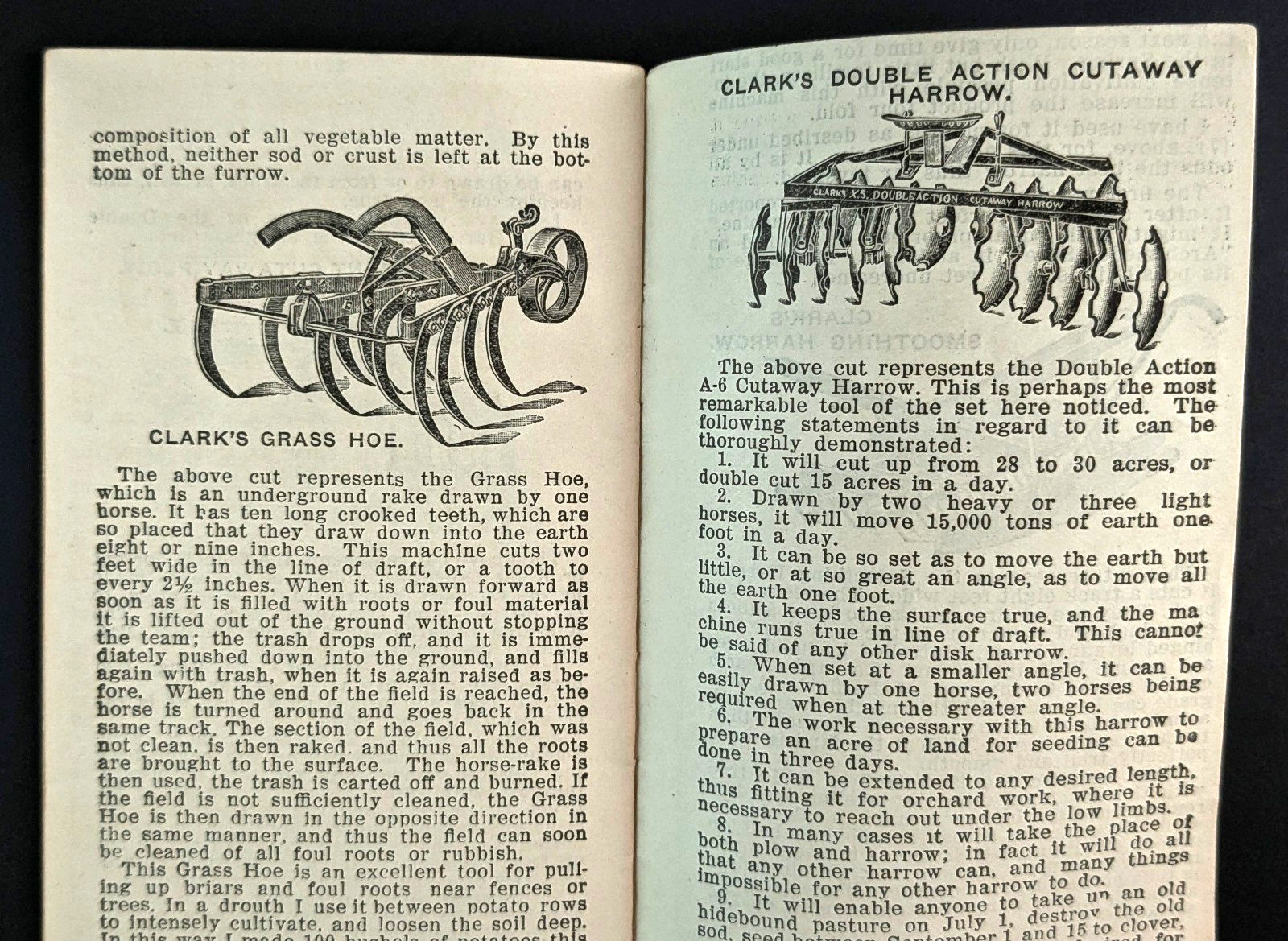 1903 Large Hay Crops George M Clark Higganum CT Antique Farm Equipment