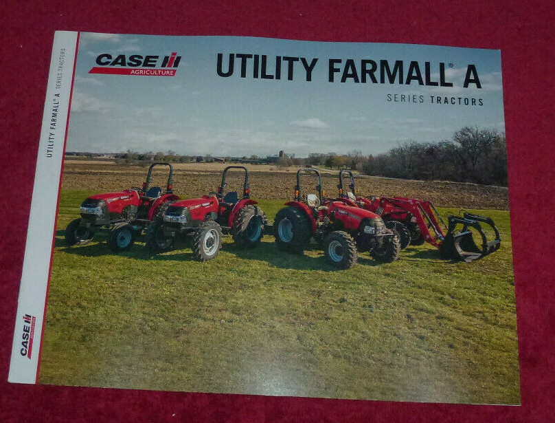 Case III Utility Farmall A Series Tractors Brochure Booklet