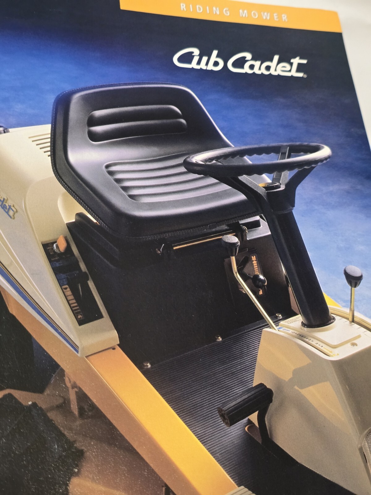 1994 Cub Cadet Ad Brochure Riding Mower Lawn Tractor Equipment Specs