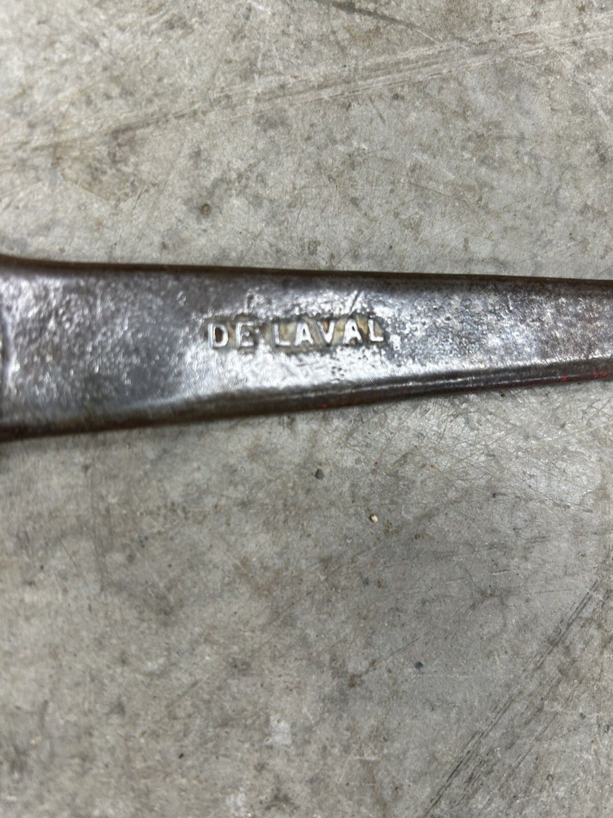 Vintage Delaval Cream Separator Wrench Flat Head Screw End