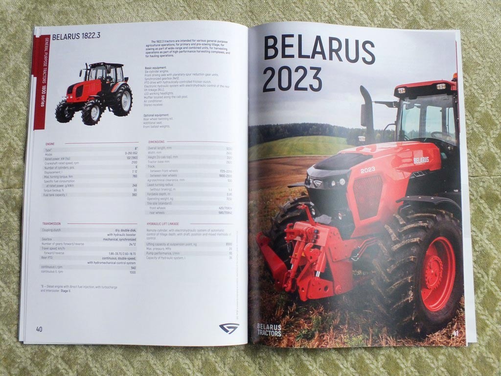 MTZ BELARUS Belarusian Tractor Loaders Brochure Anniversary Limited Catalog 2026