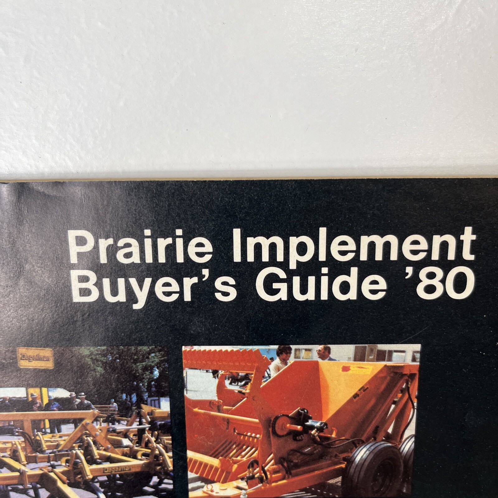 Vintage Prairie Implement Buyers Guide 1980, Saskatchewan Industry