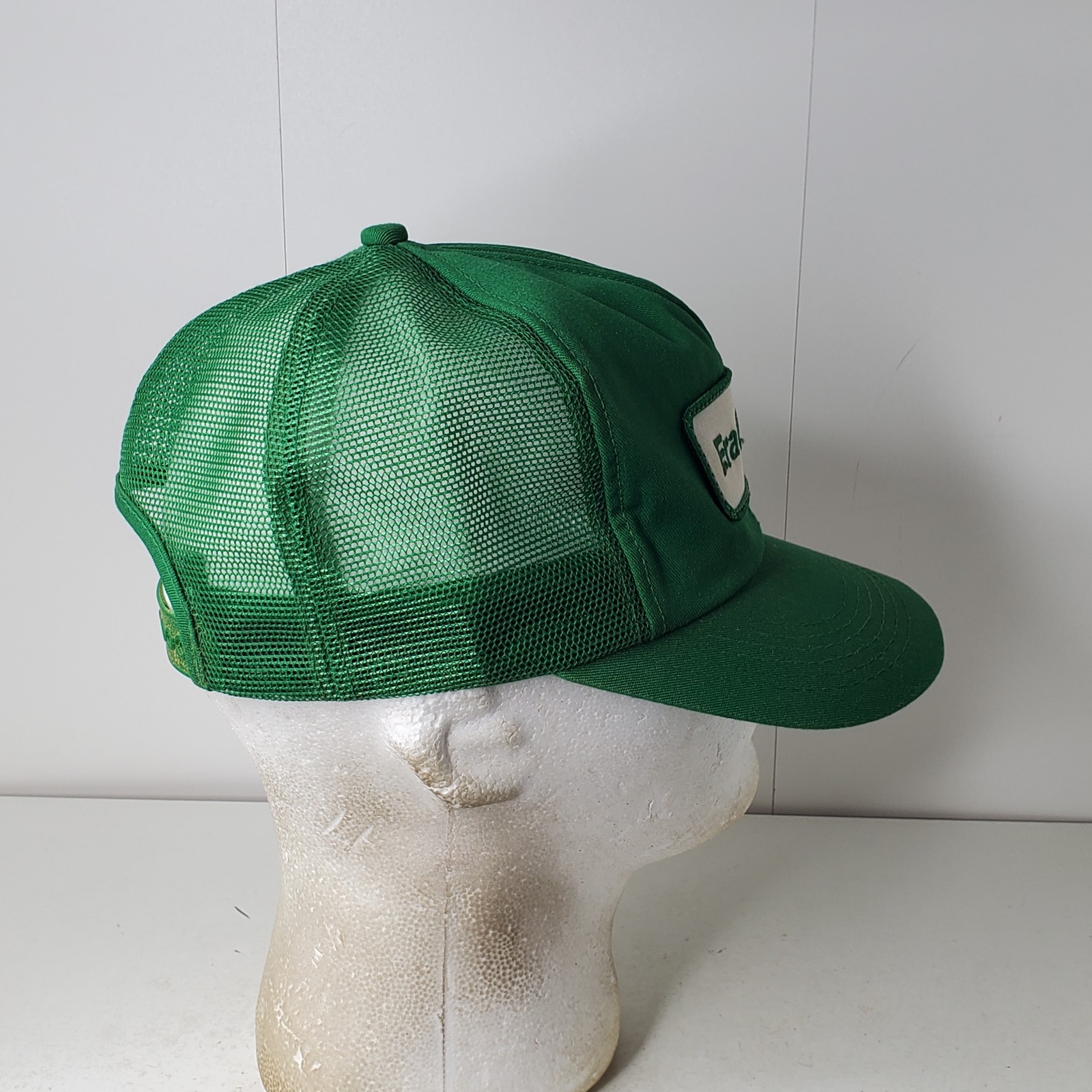 Vintage Eradicane Herbicide Patch Green Trucker Hat K-K Products Agriculture Ad