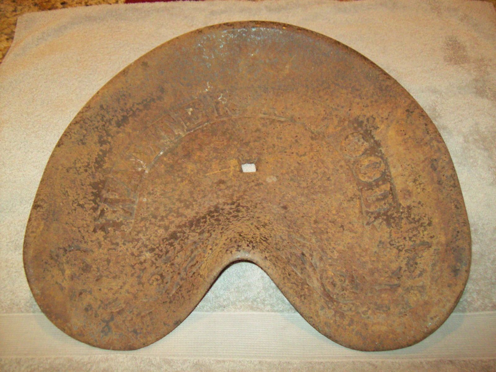 Antique Vintage Cast Iron Walter A Wood Tractor Horse Drawn Seat Original