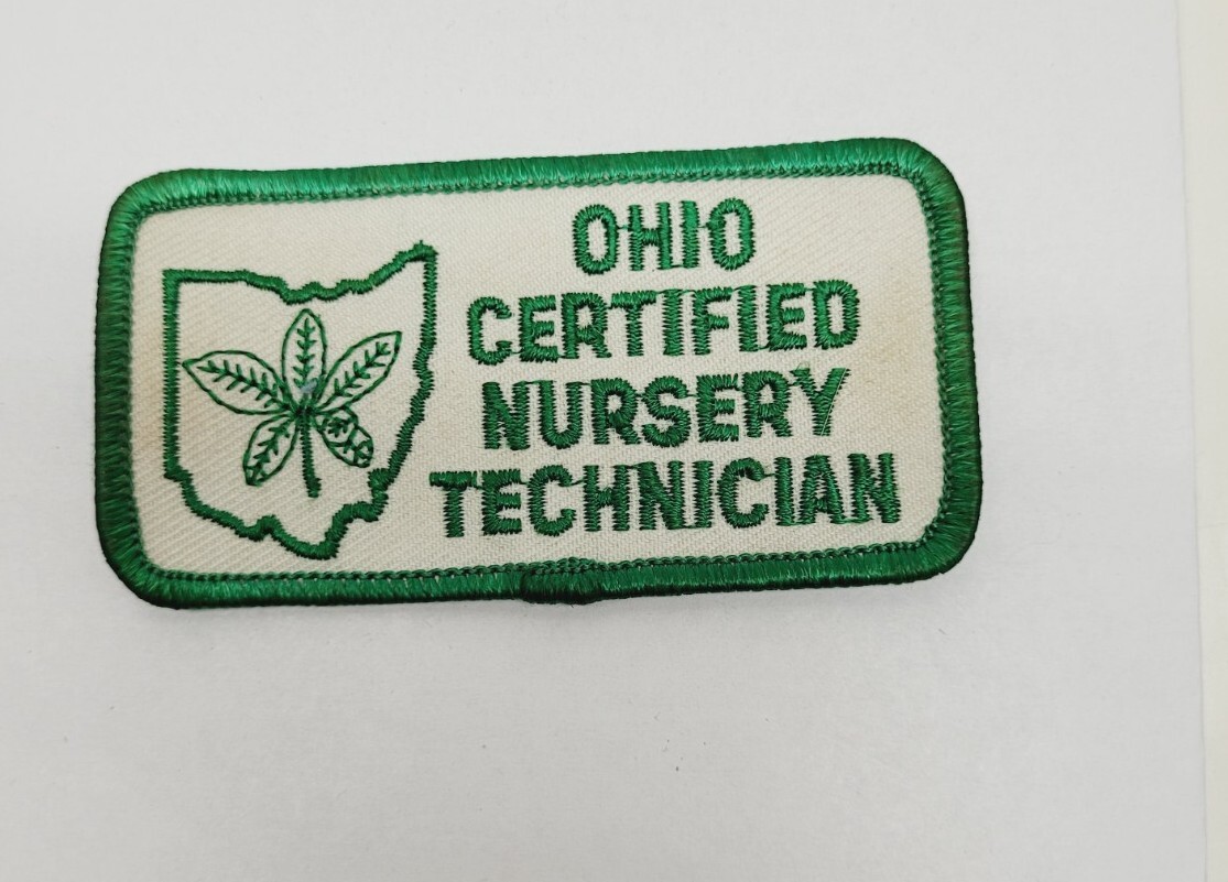 Ohio Certified Nursery Technician Patch – NEW