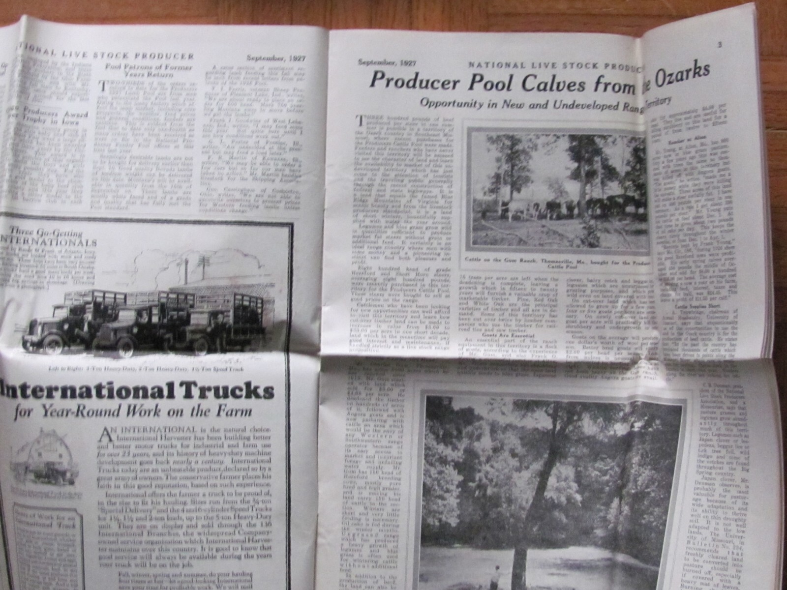 September 1927 National Livestock Producer Newspaper Ranch Farming