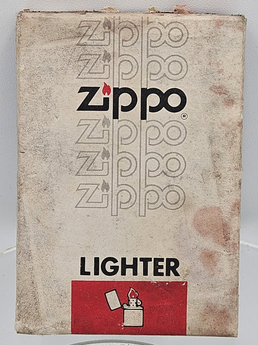 Vintage Hit & Miss engine advertising ZIPPO lighter in original box. NOS!