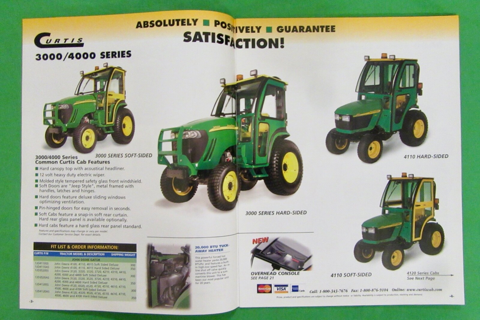 Curtis Factory Products Catalog / Focus on John Deere ( Worcester, Maine)