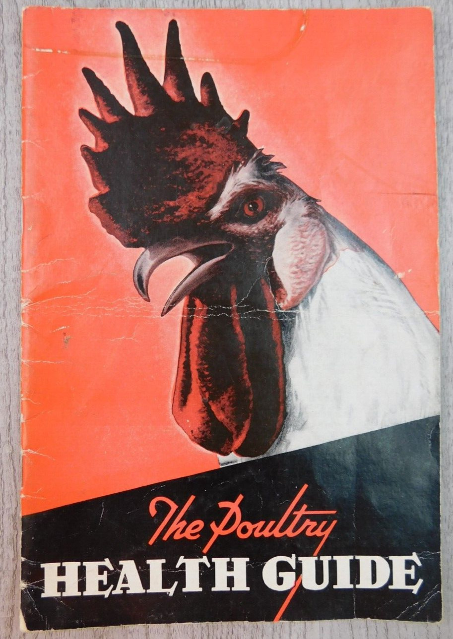 The Poultry Health Guide Vintage Pamphlet Raising Chickens Houses Hoppers Range