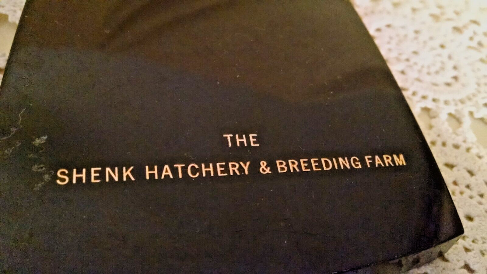 SHENK HATCHERY BREEDING FARM PEN HOLDER HARRISONBURG VIRGINIA PAPER MATE VINTAGE