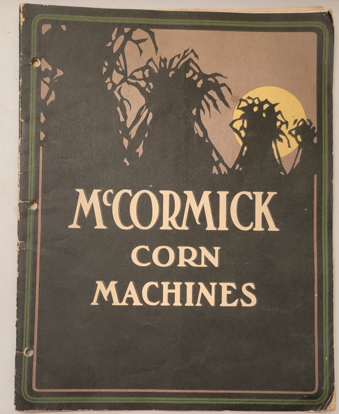 1924 McCormick Corn Machines International Harvester Antique VINTAGE