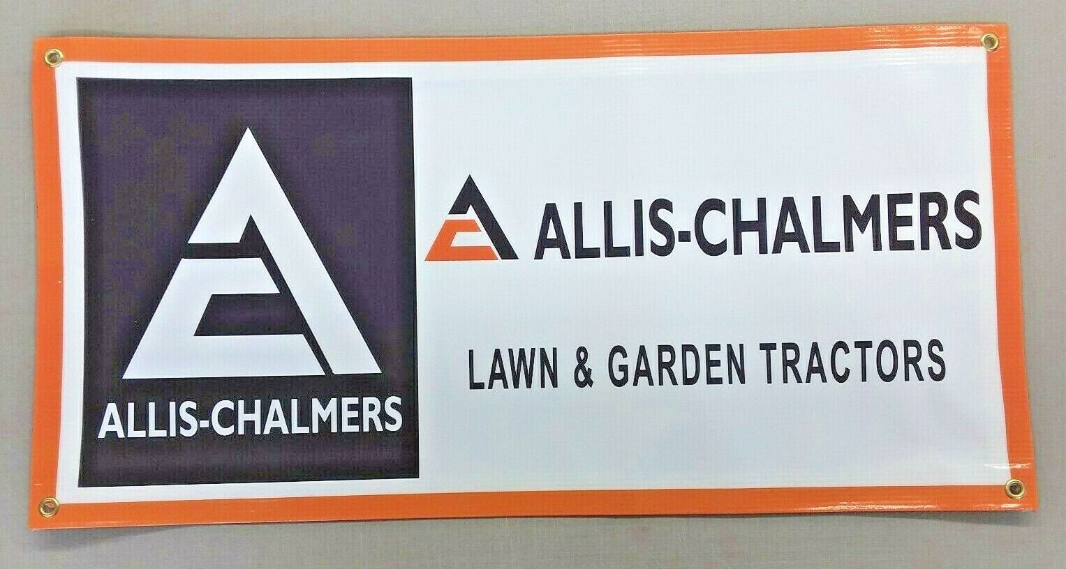 ALLIS-CHALMERS LAWN & GARDEN TRACTOR BANNER- 48&Prime; X 24&Prime;