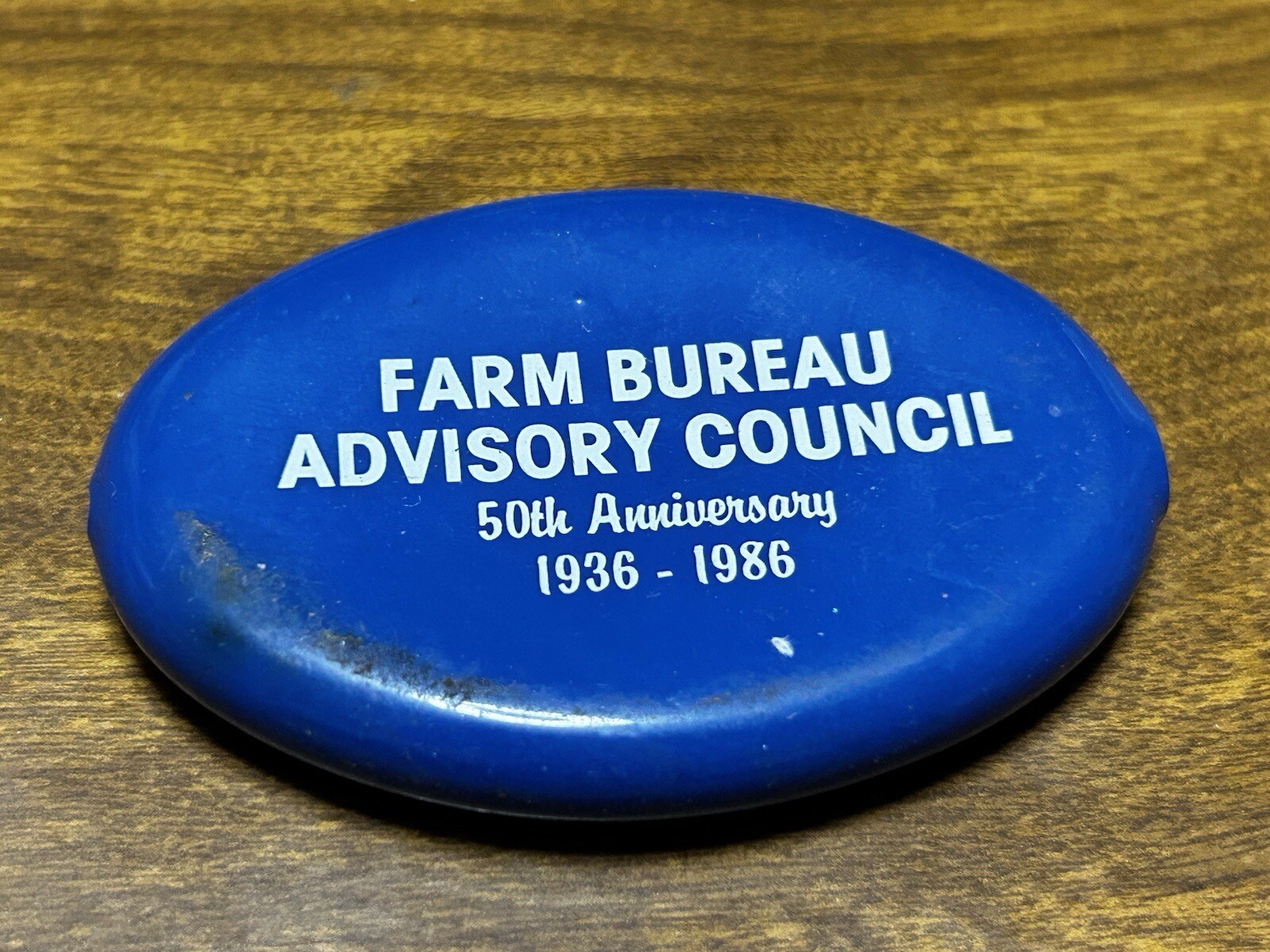 Ohio Farm Bureau Advisory Council 50th Anniversary Coin Holder Rubber Vintage