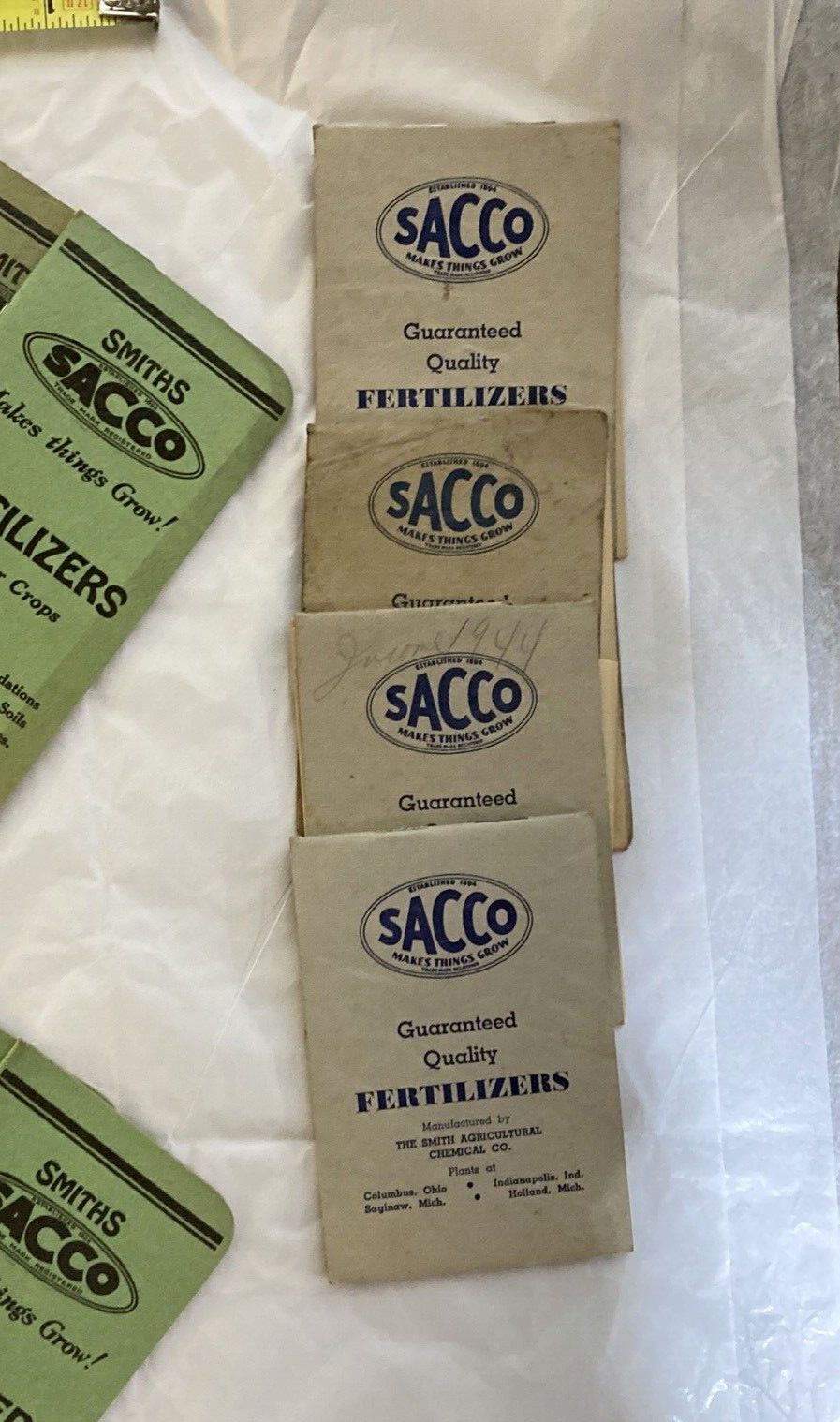 20 Vintage Smiths Sacco Fertilizer Note Book Calendars