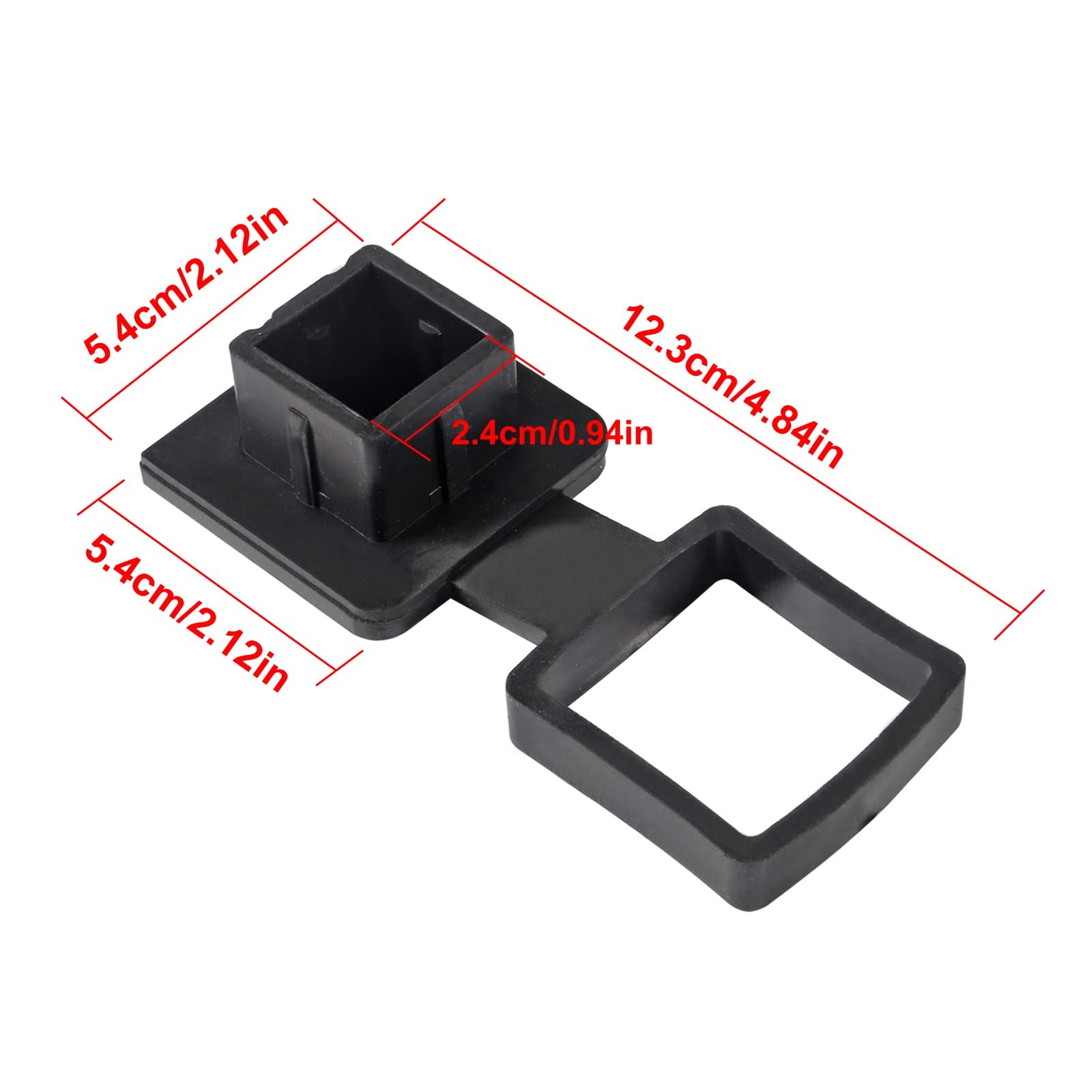 2PCS Trailer Hitch Tube Cover 1.25 » Rubber Plug Cap 1.25inch, 2pcs 1.25inch